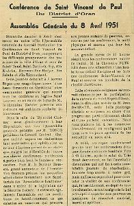 CHORALE ST ESPRIT D ORAN 1951